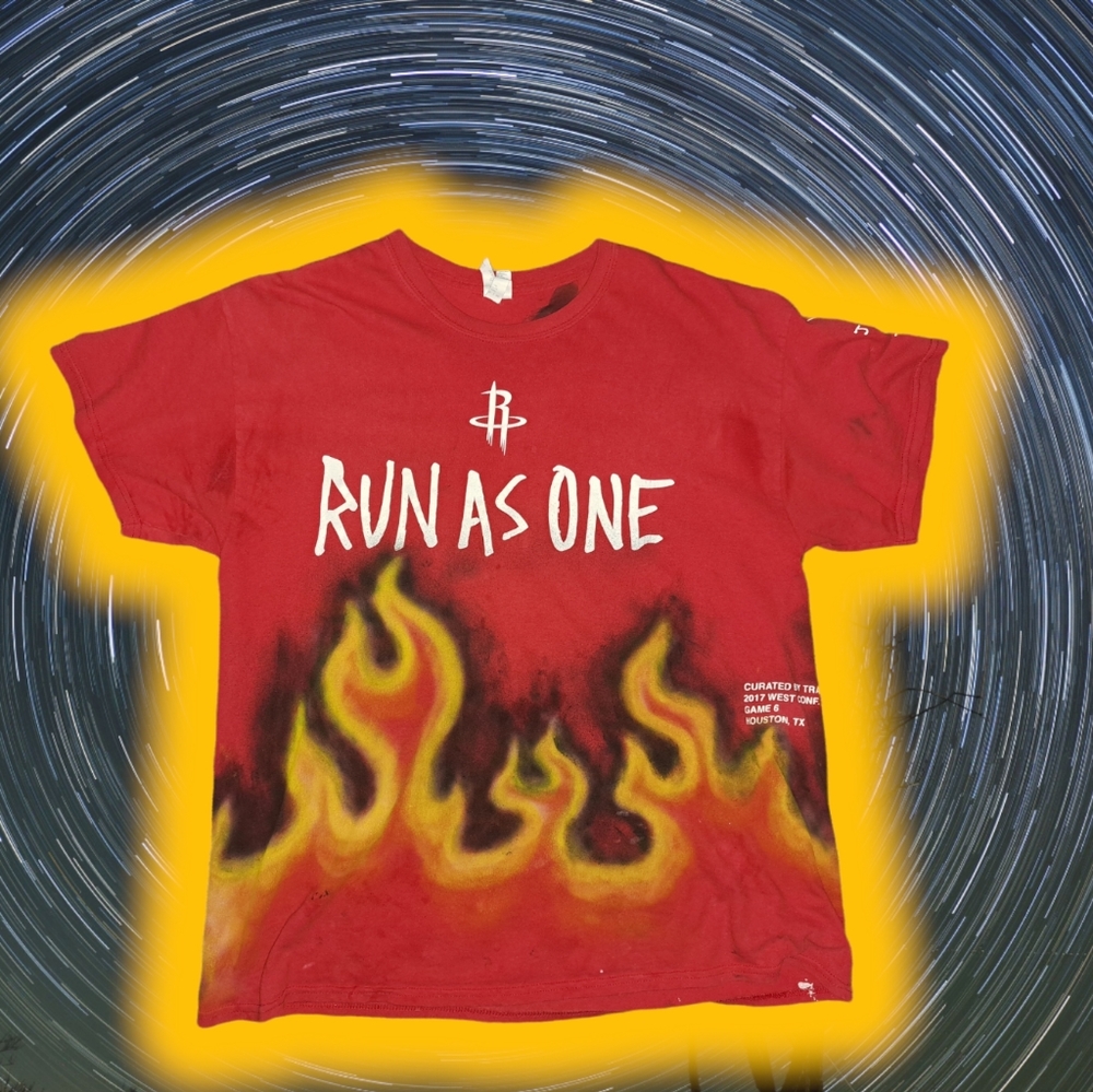 1/1 Custom travis scott rockets shirt